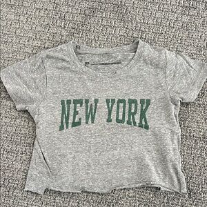 Prince Peter Collection Gray Tee with Green Print
